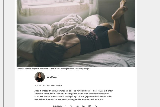 Artikel Was passiert im Körper einer Frau, wenn sie lange keinen Sex hatte?